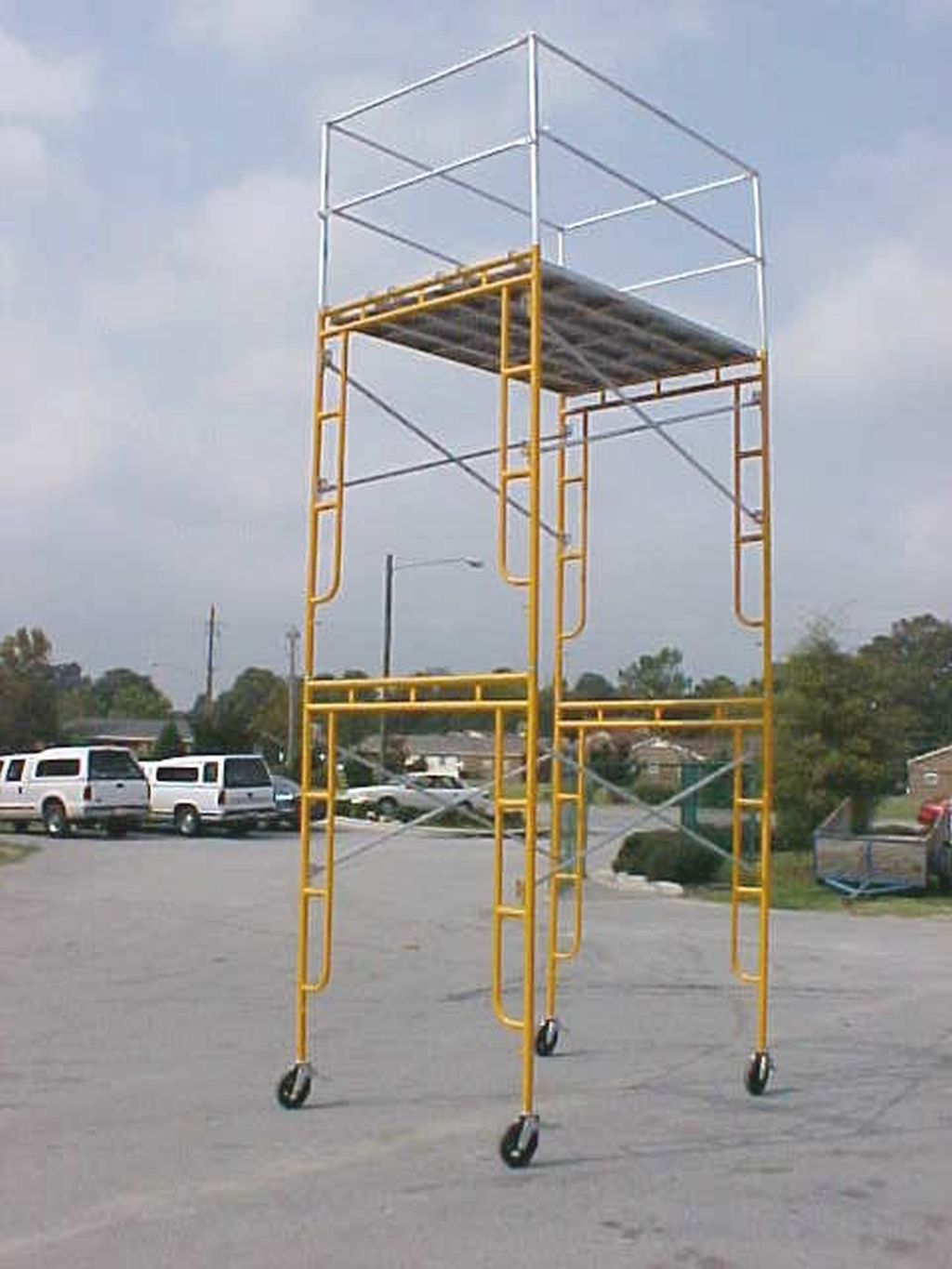 Scaffolding Safety Rail